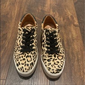 Leopard Sneakers Halogen Size 8